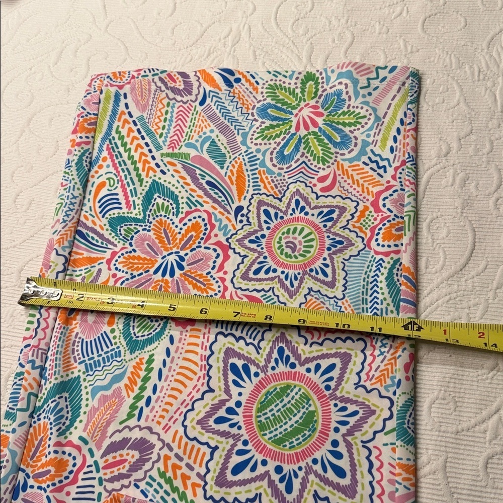 Jean-Pierre Klifa boulevard Multicolor Patterned Pants. Wide leg. Stretch. XL - Picture 4 of 12